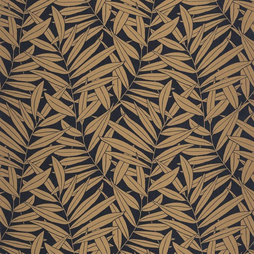 ND89312877cd Fabulous flowing leaf motif set against a deep background. Designer paste the wall wallpaper. ***PLEASE NOTE: This wallpaper is a special order product and therefore delivery will take approx. 10 working days.