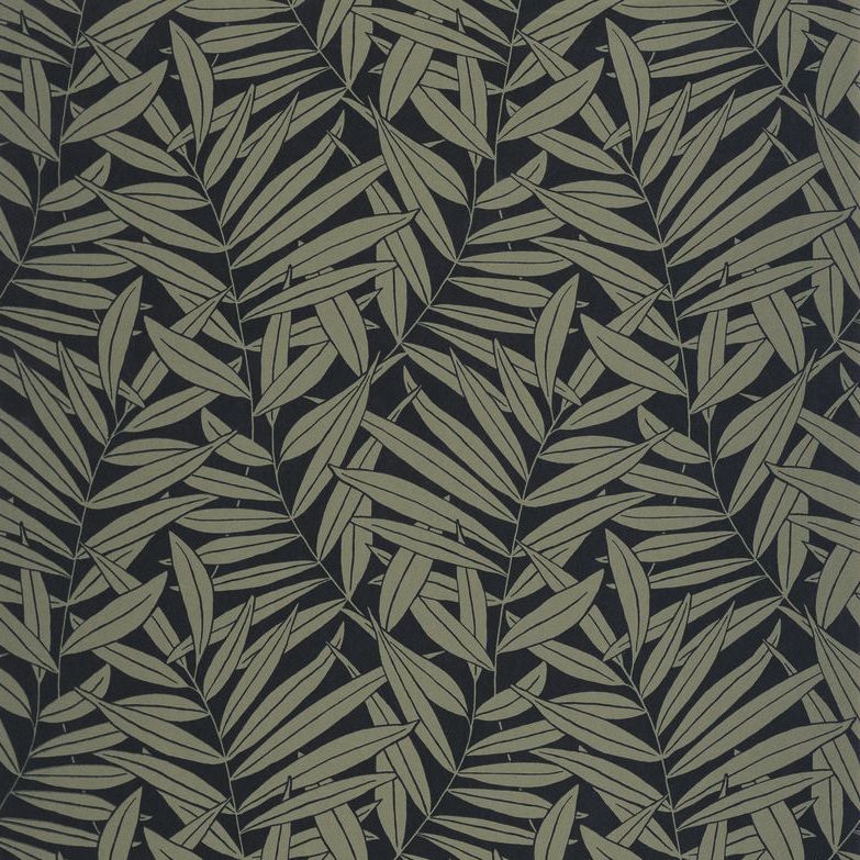 ND89317684cd Fabulous flowing leaf motif set against a sage green background. Designer paste the wall wallpaper. ***PLEASE NOTE: This wallpaper is a special order product and therefore delivery will take approx. 10 working days.