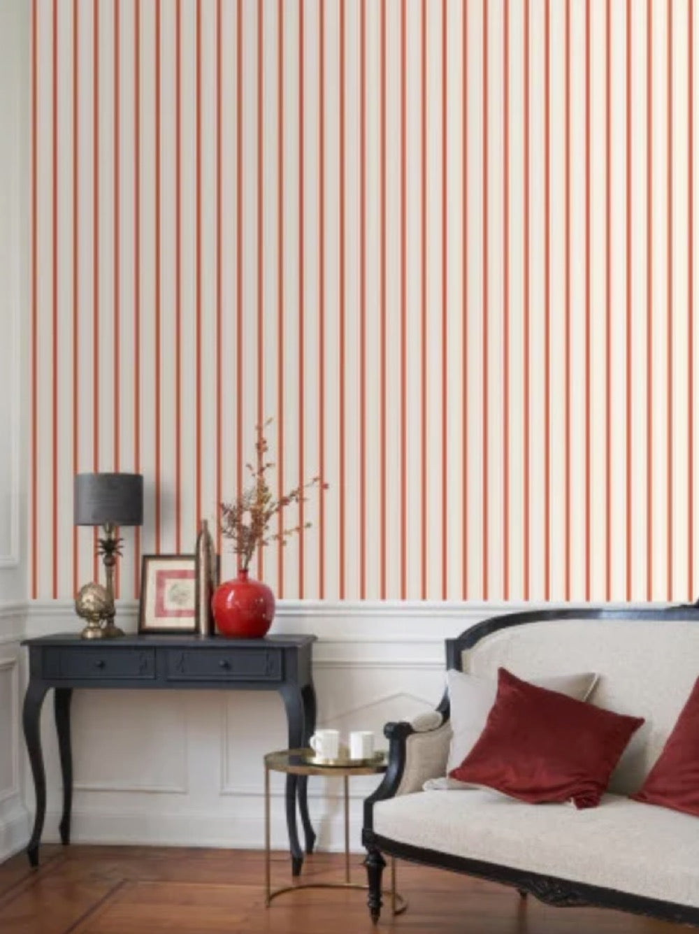 NT81578225cd Fabulous and timeless stripe on paste the wall designer wallpaper. ***PLEASE NOTE: This wallpaper is a special order product and therefore delivery will take approx. 10 working days.
