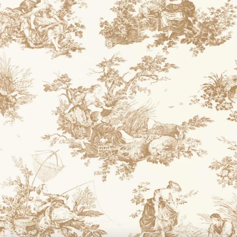 n87911318cd Beautiful vintage Toile de Jouy on designer paste the wall wallpaper. ***PLEASE NOTE: This wallpaper is a special order product and therefore delivery will take approx. 10 working days.