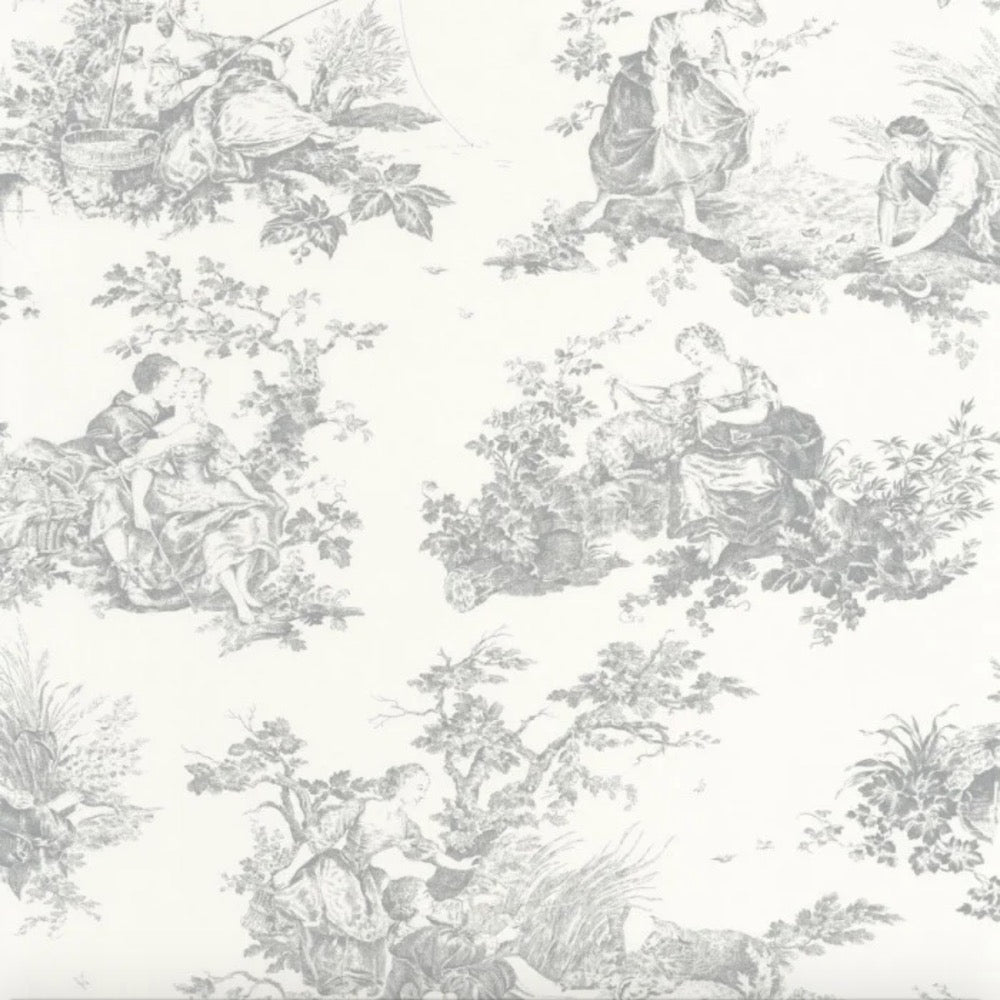 n87919103cd Beautiful vintage Toile de Jouy on designer paste the wall wallpaper. ***PLEASE NOTE: This wallpaper is a special order product and therefore delivery will take approx. 10 working days.