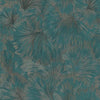 nv103777319e Striking flowing leaf motif in green, teal and bronze tones with fabulous metallic detail. Paste the wall vinyl.