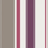 b7599621h Stunning textured stripe in plum, beige and white.