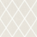 n50100308r Stylish designer diamond pattern in soft neutral tones with a soft metallic effect. Paste the wall.