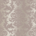 W27588796r Stunning rose gold damask pattern on a satin-textured background.