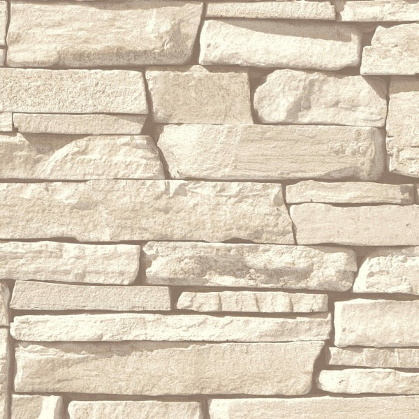 n11522403g Gorgeous 3D natural stone effect. Paste the wall vinyl. Easy to hang and washable.