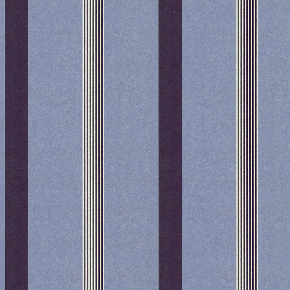 n130977340ps Gorgeous blue and purple striped wallpaper. Paste the wall.