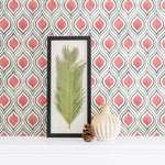 n2211702f Enjoy this fresh and unique watercolour ogee design, with a chic mix of modern and vintage influences, a fun feature.