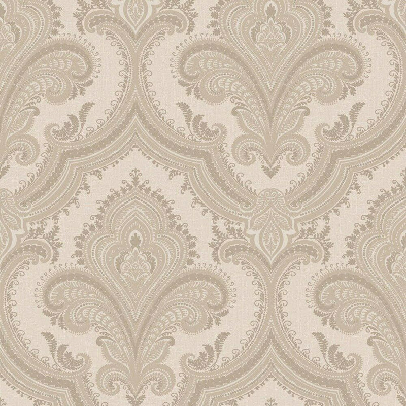 n52022323di Beautiful classic damask pattern with a modern twist in gorgeous taupe tones. Heavy weight vinyl.