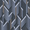 nv101477508e Fabulous abstract geometric pattern in navy blue. Paste the wall vinyl.