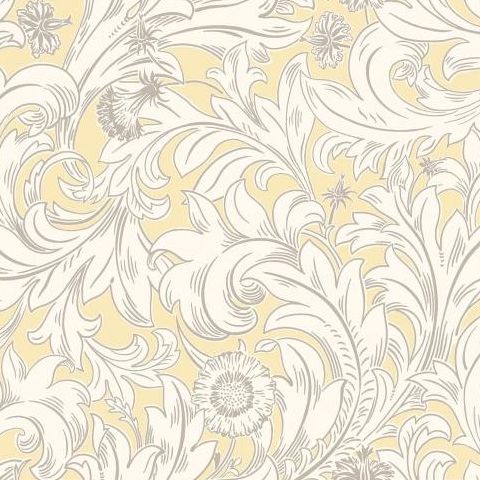 JOBLOTm1172x4 Subtle and elegant are two words that perfectly sum up the Meadow Scroll design. Inspired by the Arts and Crafts movement of the late 19th century, the soft print and linear detailing on this wallpaper fit seamlessly into modern interior trends.