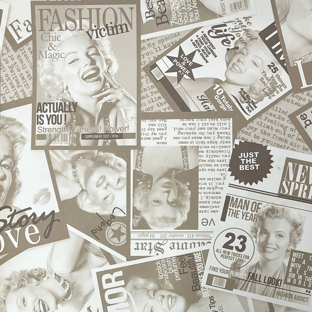Marilyn Fashion Wallpaper Fabulous fashion magazine covers with Marilyn Monroe.
