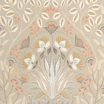ND89291299cd Beautiful floral damask motif on beautiful designer paste the wall wallpaper.