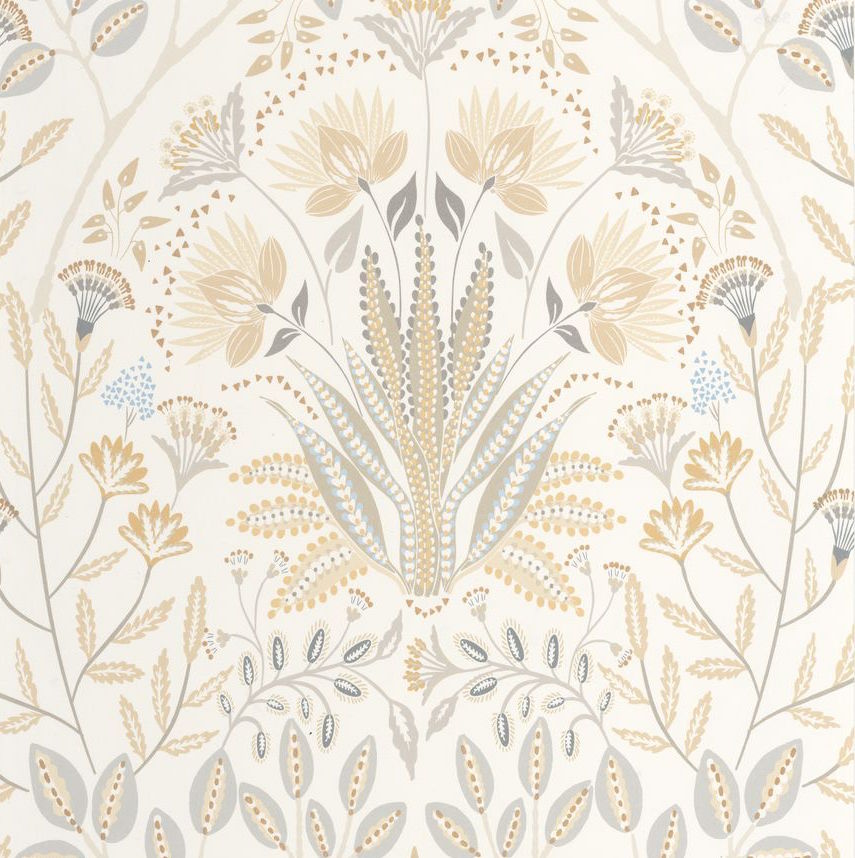 ND89299003cd Beautiful floral damask motif on beautiful designer paste the wall wallpaper.