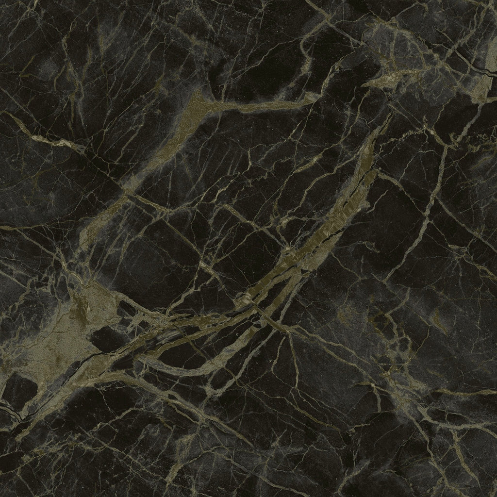 N3600280H Stunning charcoal textured marble with beautiful gold metallic detail. Paste the wall vinyl. Easy to hang and washable.