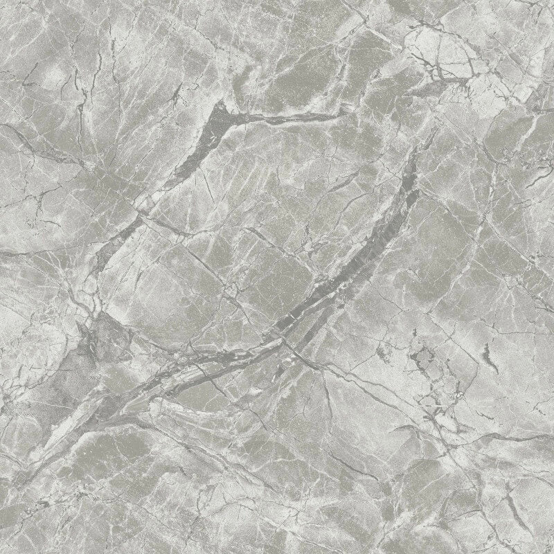 N3620082H Stunning textured marble in dove grey and silver. Paste the wall vinyl. Easy to hang and washable.