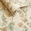 W1362200H Timeless and elegant floral bird trail in cream on heavyweight wallpaper.