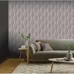 vh29533501a Luxurious heavyweight vinyl with a gorgeous ribbon design and metallic highlights. Paste the wall.