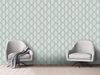 n2277420f Beautiful designer trellis in aqua. Fabulous paste the wall product.