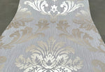 ba5300802g Beautiful damask pattern on a beautiful grey textured background.