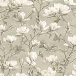 VH3655401H Beautiful deep engraved floral trail on a beautiful textured beige background. Heavy weight Italian vinyl.