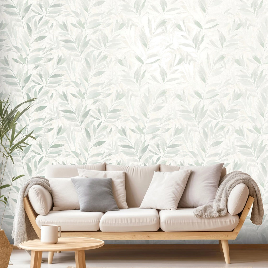 b31155631b Beautiful flowing leaf design on lightweight blown vinyl.