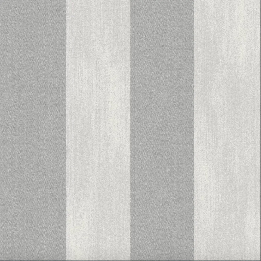 n16400988g Beautiful wide fabric stripe in two toned grey. Paste the wall vinyl.