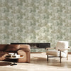 n20455701g Beautiful forest scene with gorgeous greens in soft green and neutral tones. Paste the wall vinyl.