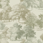 n20455701g Beautiful forest scene with gorgeous greens in soft green and neutral tones. Paste the wall vinyl.