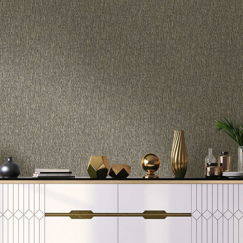 n3600385h Beautiful vertical interweaving texture in charcoal. Paste the wall vinyl.