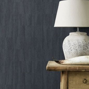 n41800927r Fabulous subtle geometric pattern in navy blue on paste the wall vinyl.
