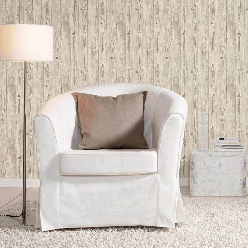 n42722318r Fabulous wood plank design in natural tones. Paste the wall.
