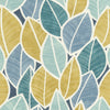 n48066139r Gorgeous botanical jungle leaf motif in beautiful tones of blues and yellows. Paste the wall.