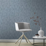 n50677952r Fabulous concrete effect look in silvery blue tones. Paste the wall.