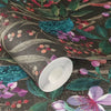 nv53800236r Fabulous 'hand painted effect' tropical floral and leaf motif. Paste the wall vinyl. Easy to hang and washable.