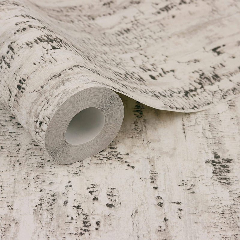 n55400052r Fabulous shabby natural bark effect design in beige, cream and greige tones. Paste the wall.