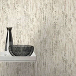 n55400052r Fabulous shabby natural bark effect design in beige, cream and greige tones. Paste the wall.