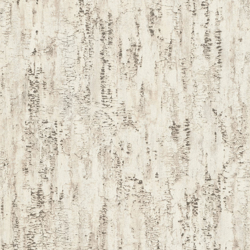 n55400052r Fabulous shabby natural bark effect design in beige, cream and greige tones. Paste the wall.