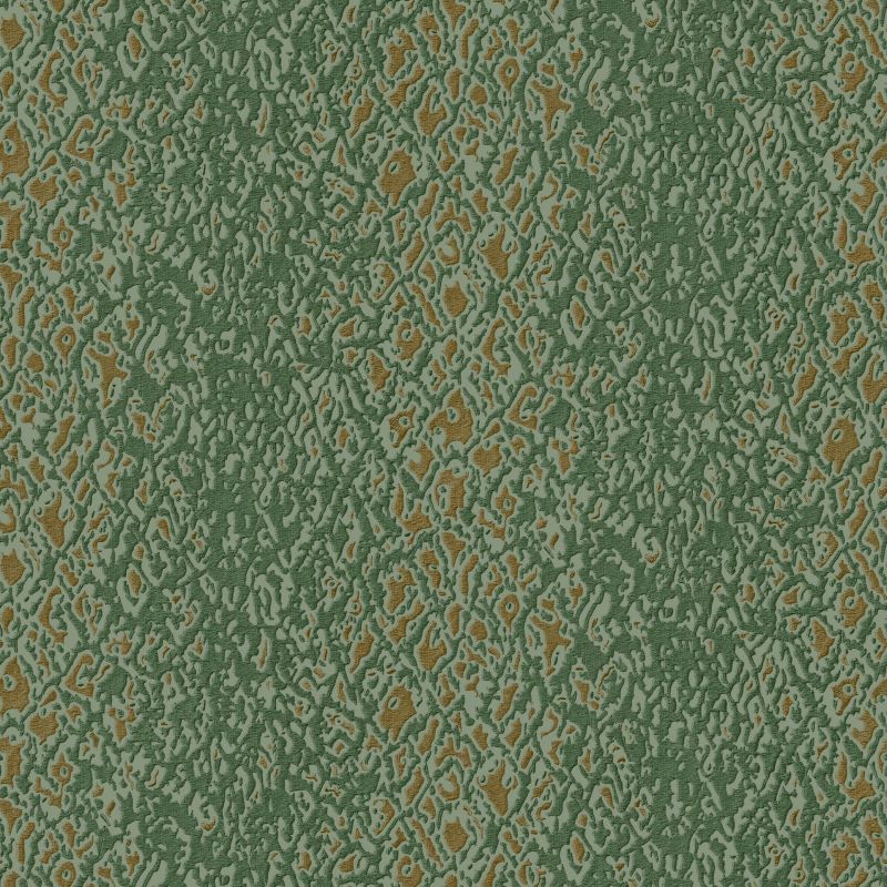 nde12000122di Beautiful silk snake skin effect in green and gold. Paste the wall vinyl.