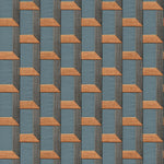 nde12077076di Gorgeous embroidery stitch effect geometric on fabulous paste the wall vinyl. Easy to hang!