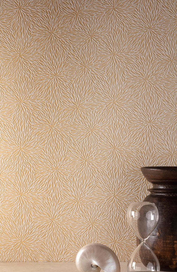 nks336607g Fabulous subtle floral pattern on beautiful quality paste the wall flock.