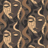 nv104522837e Modern and trendy mosaic inspired print depicting arty faces. Paste the wall vinyl.