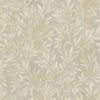 nv20455802g Beautiful trailing willow leaf design with gorgeous soft metallic highlights on a textured sage background.