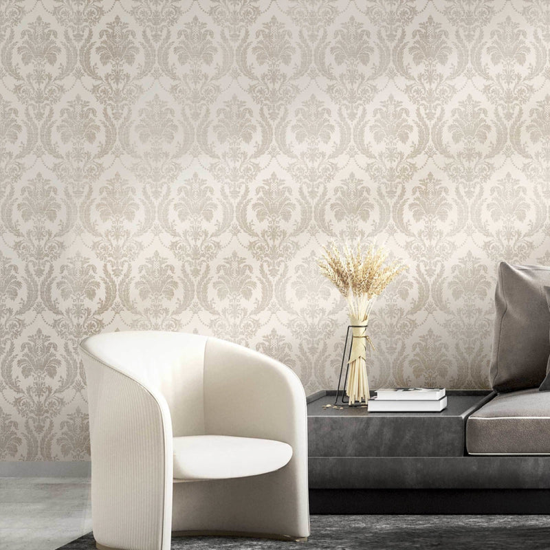 nv2833803p Beautiful and timeless damask motif. Supreme quality paste the wall vinyl.
