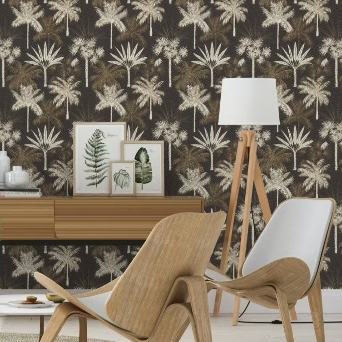 nv69166306r Fabulous tropical tree motif on a paste the wall vinyl.