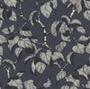 nv69200204r Gorgeous charcoal matt background with a beautiful flowing leaf trail. Paste the wall vinyl.