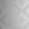 vh29500701a Stunning silver metallic damask design on heavy weight paste the wall vinyl.