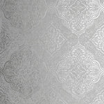 vh29500701a Stunning silver metallic damask design on heavy weight paste the wall vinyl.