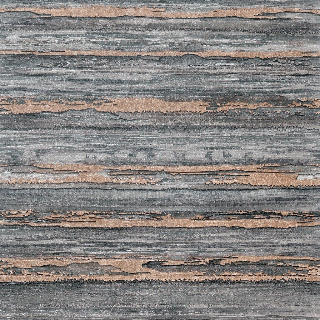 vh29700704a Gorgeous horizontal texture in charcoal and rose gold with subtle metallic detail. Heavy weight Italian vinyl.