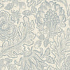 vh487711b Stunning blue floral pattern on a soft cream background. Supreme quality textured vinyl.